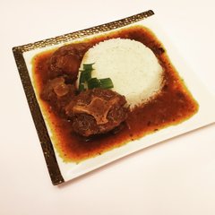 Oxtail With Rice And Beans